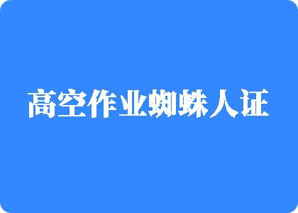 男人插进去的黄色视频网站高空作业蜘蛛人证